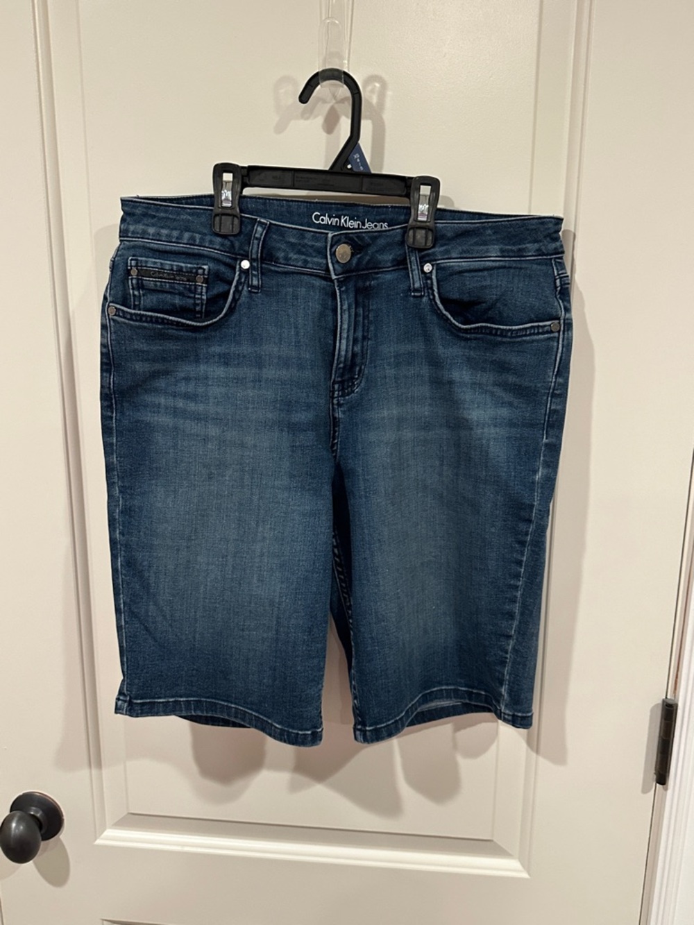 Calvin Klein Jeans Dark Blue Denim City Shorts